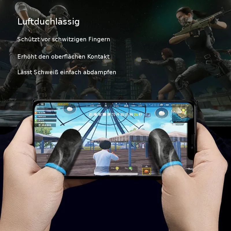 Final Boss Finger Hülsen, 5 Paar, Kohlefaser