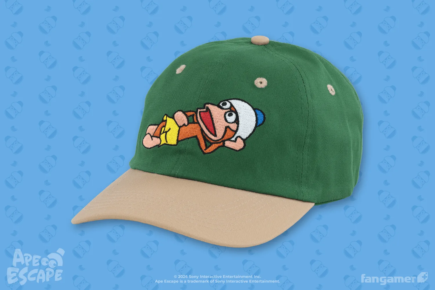 Fangamer Ape Escape Lazy Pipo Cap Strapback 6-Panel