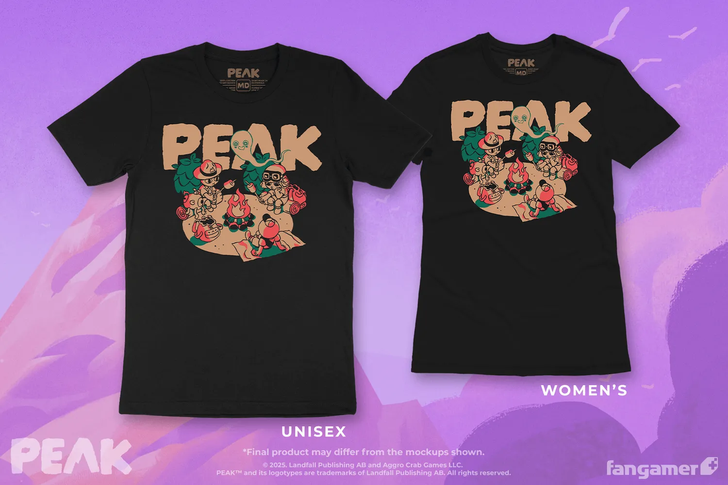 Fangamer PEAK Happy Campers T-Shirt Baumwolle