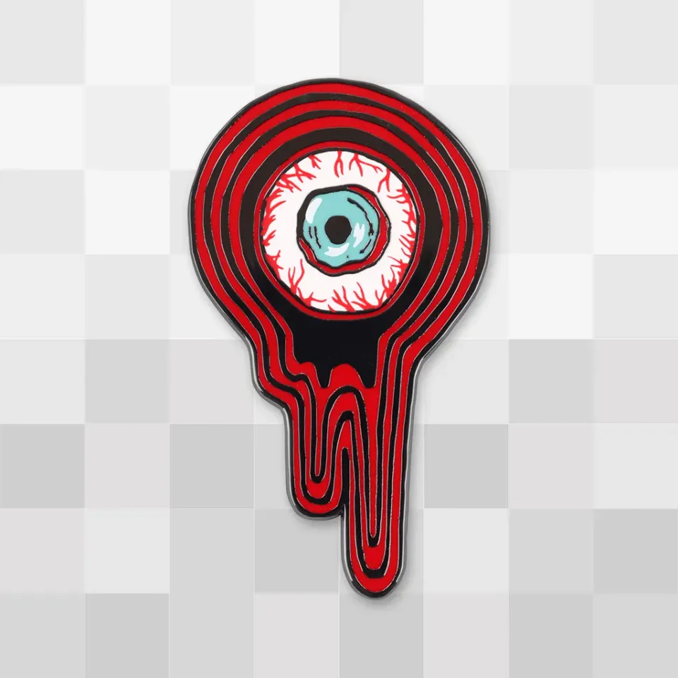 Fangamer Mouthwashing Eyeball Pin Anstecker 5 cm offiziell lizenziert