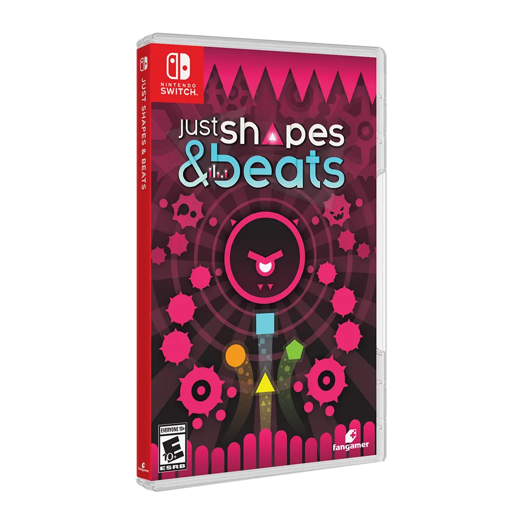 Fangamer Just Shapes & Beats Switch Spiel physisch mit Poster