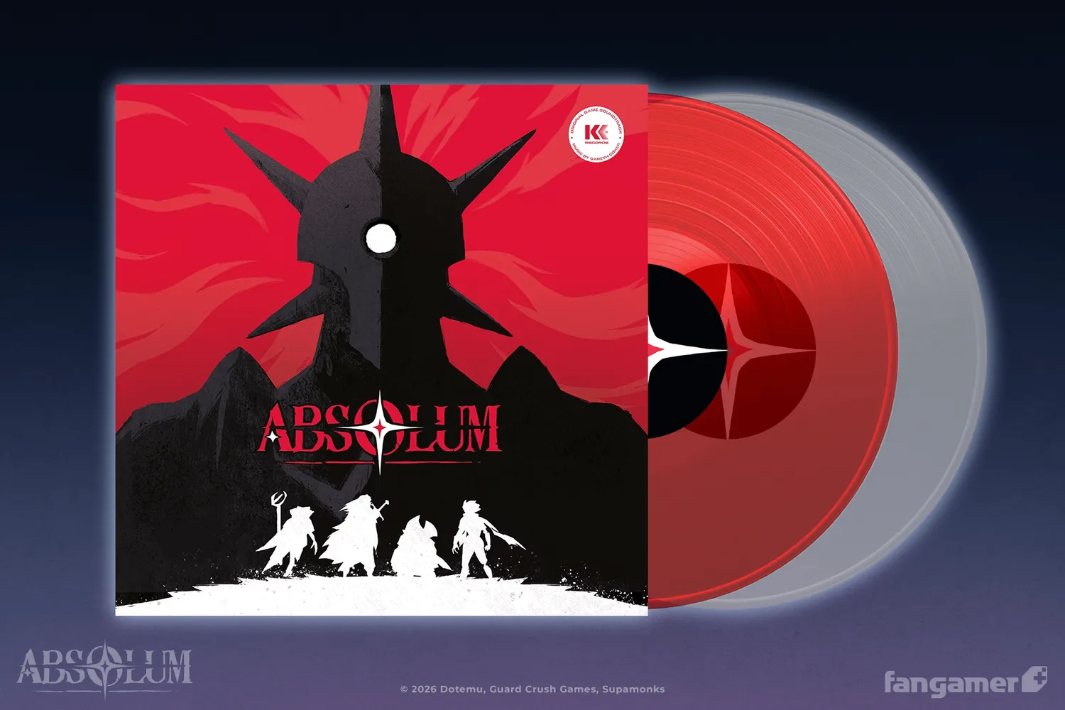 Fangamer Absolum Vinyl Soundtrack 2-LP Gatefold rot weiß