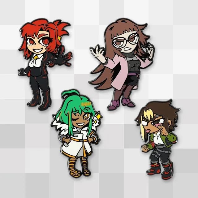 Fangamer of the Devil Character Pin Set Emaille-Pins
