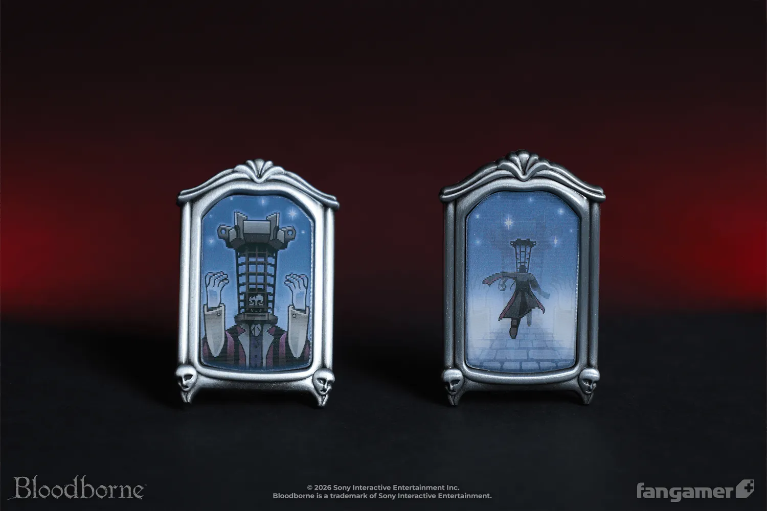 Fangamer Bloodborne No One Can Catch Us Lenticular Pin Micolash 4,6cm