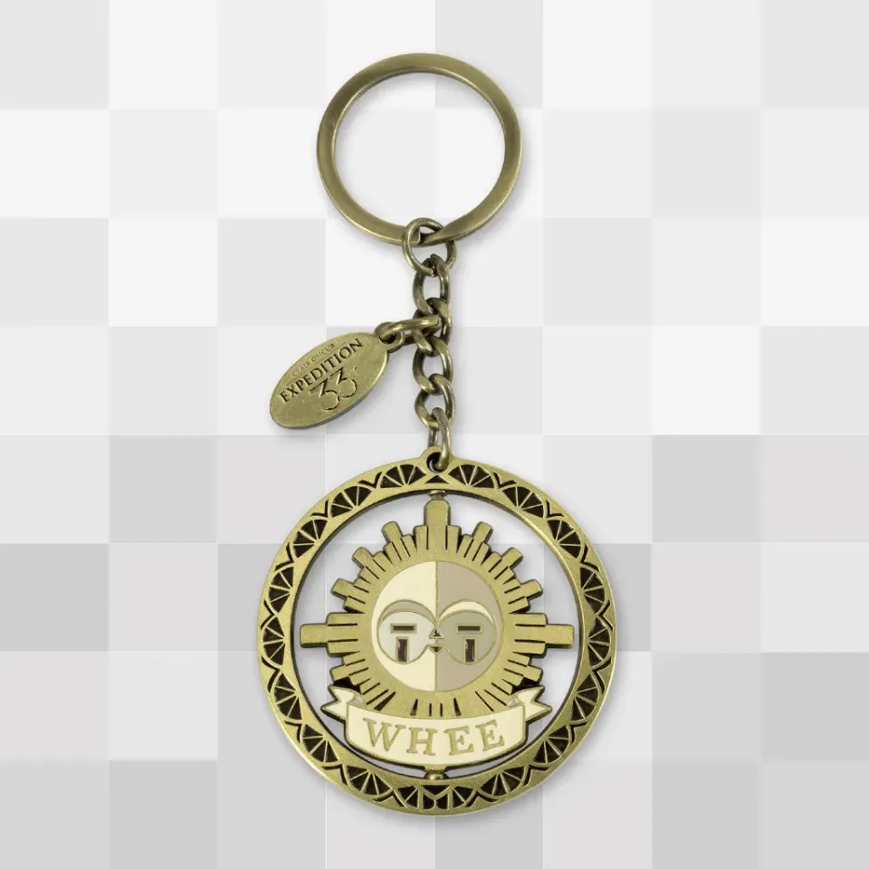 Fangamer Whee Whoo Spinning Keychain Schlüsselanhänger goldfarben 5 cm