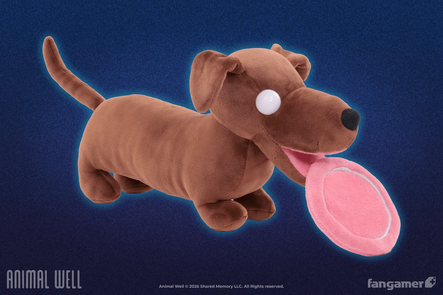 Fangamer Animal Well Wiener Dog Plüschtier 28 cm