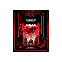 White Wolf Bloodlight Lava Lampe 36 cm rot