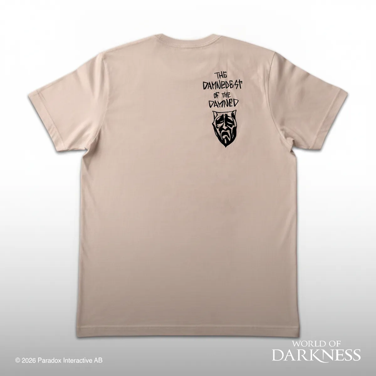 White Wolf Face of the Damned T-Shirt Vampire: The Masquerade