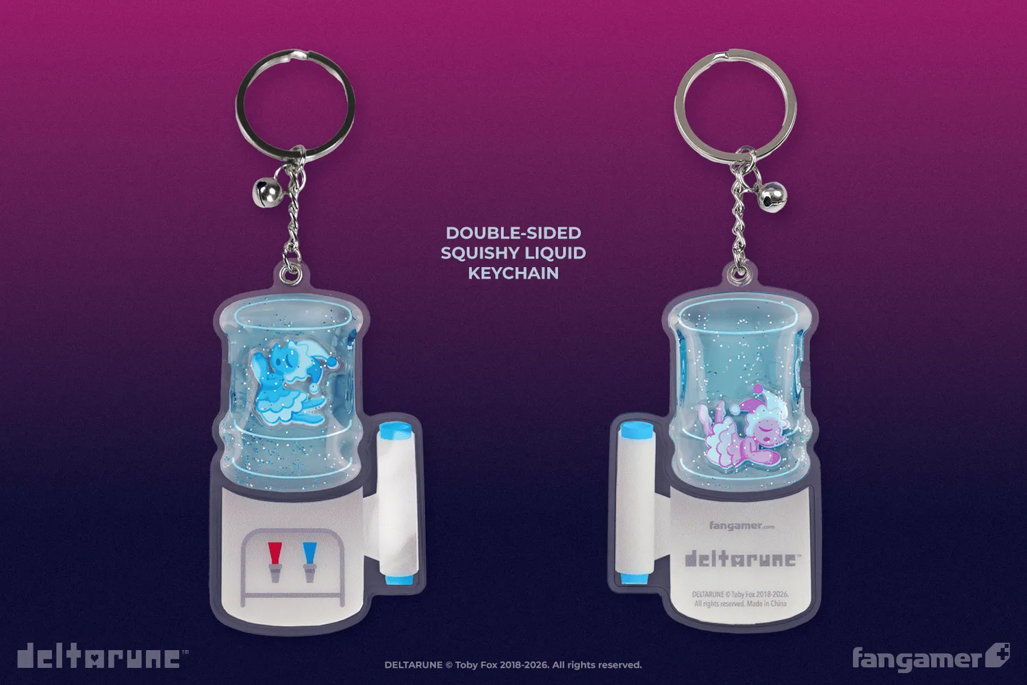 Fangamer Deltarune Holy Water Schlüsselanhänger Mizzle Charm