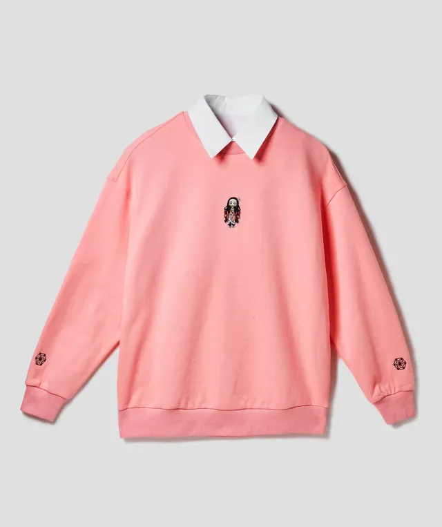 Team Liquid Demon Slayer Nezuko Crewneck Sweatshirt Baumwolle
