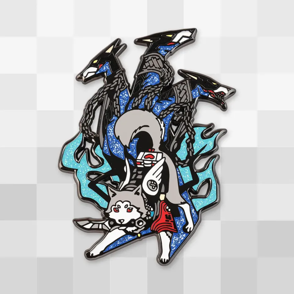 Fangamer Koromaru and Cerberus Pin Emaille-Pin