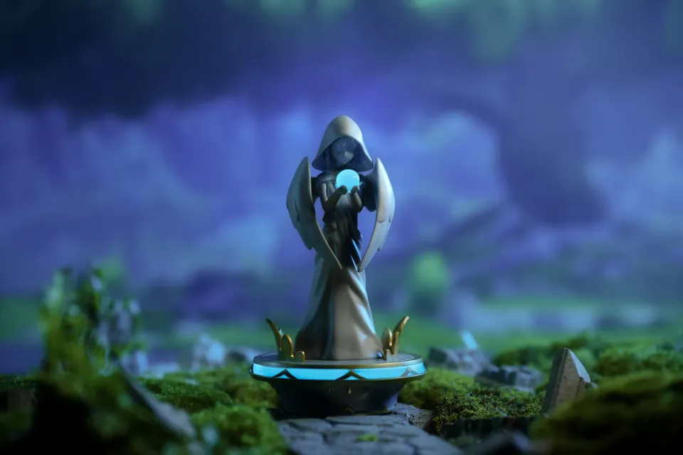IGN Store Europe Genshin Impact Light Up Figurine Mondstadt Statue of The Seven 20 cm LED