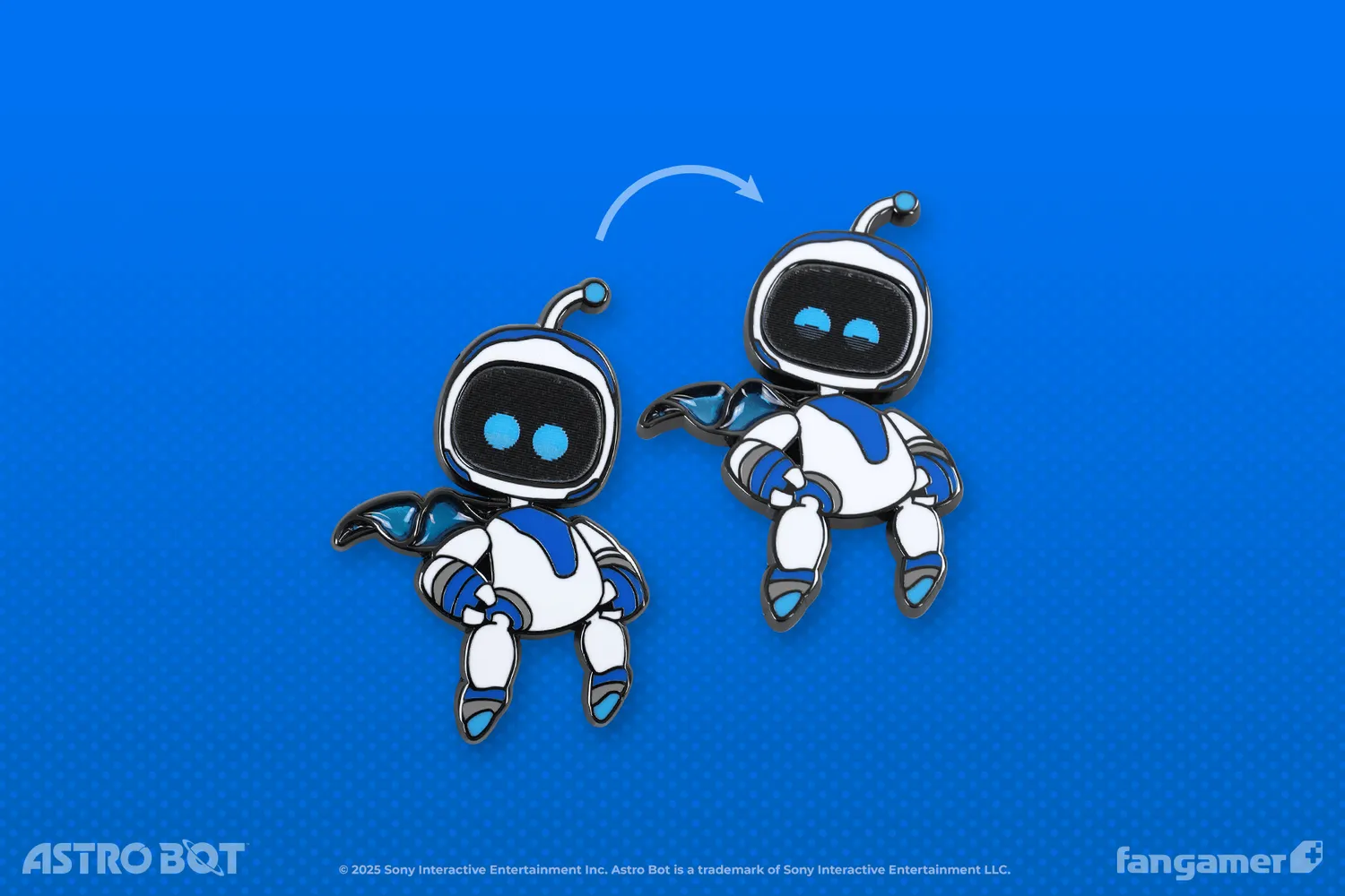 Fangamer ASTRO BOT Lenticular Pin Anstecker Linsen-Effekt