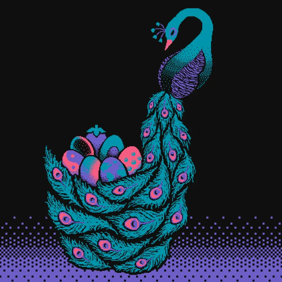 Fangamer Animal Well Peacock's Treasure Strickpullover
