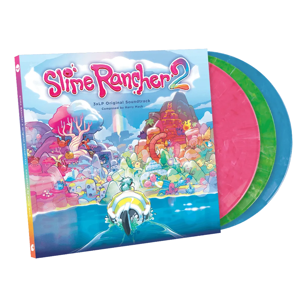 Fangamer Slime Rancher 2 Vinyl Soundtrack 3LP 24 Tracks