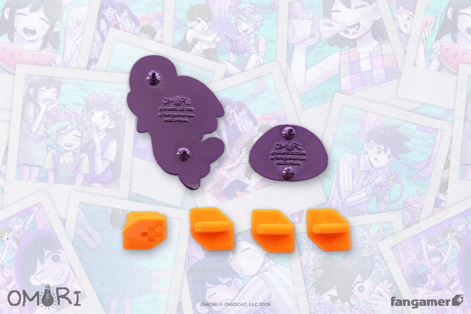Fangamer KEL Ansteckpin-Set mit PET ROCK