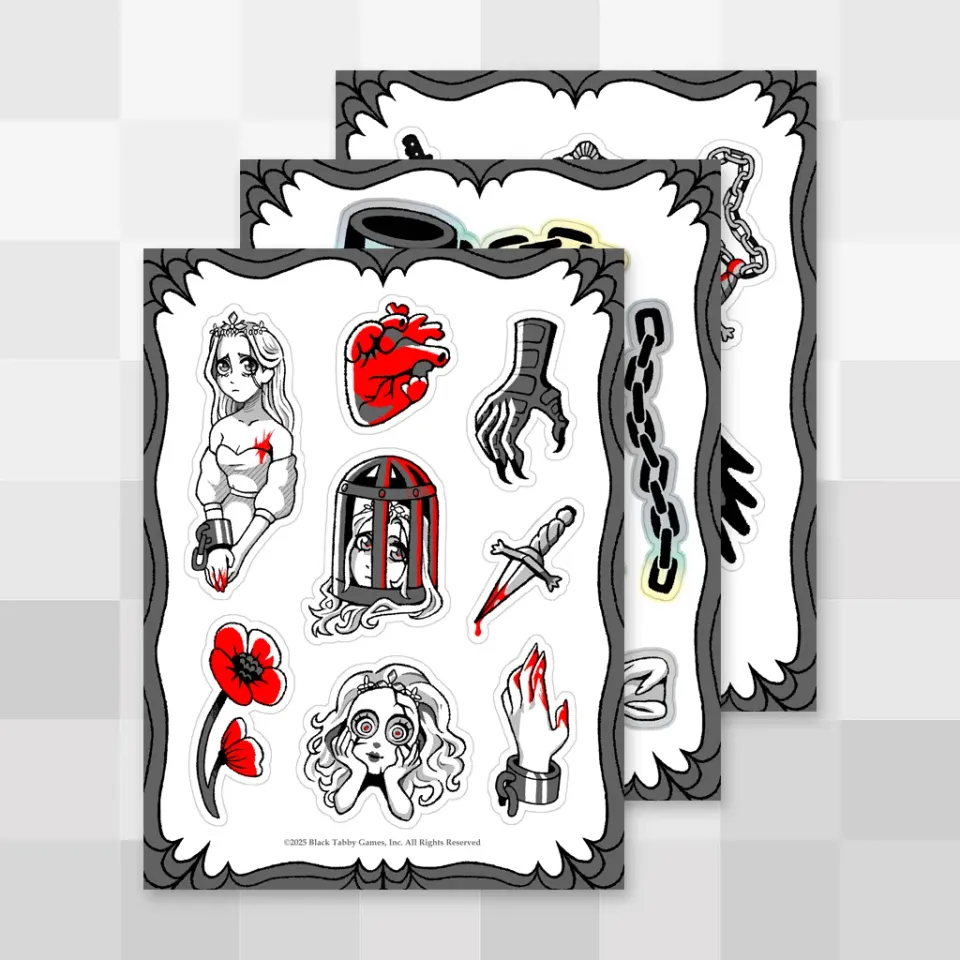 Fangamer Slay the Princess Stickerbogen 3er Set 12,7 cm
