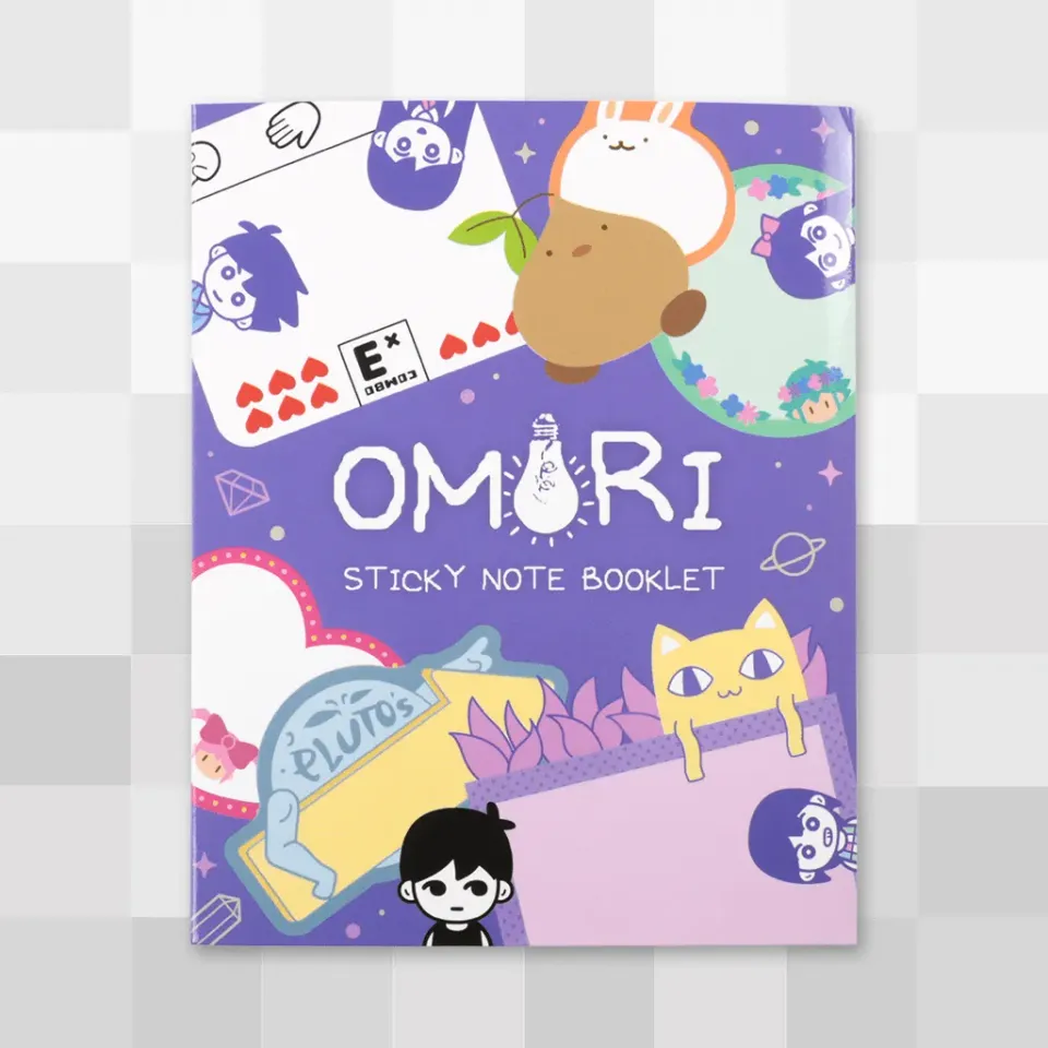 Fangamer OMORI Sticky Note Booklet Haftnotizen 12 Motive