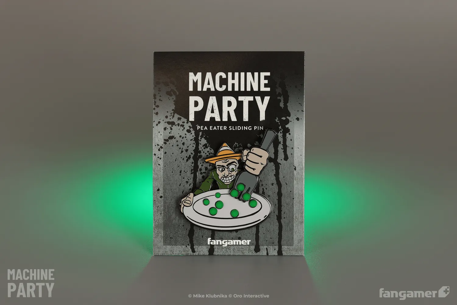 Fangamer Machine Party Pea Eater Sliding Pin Emaille