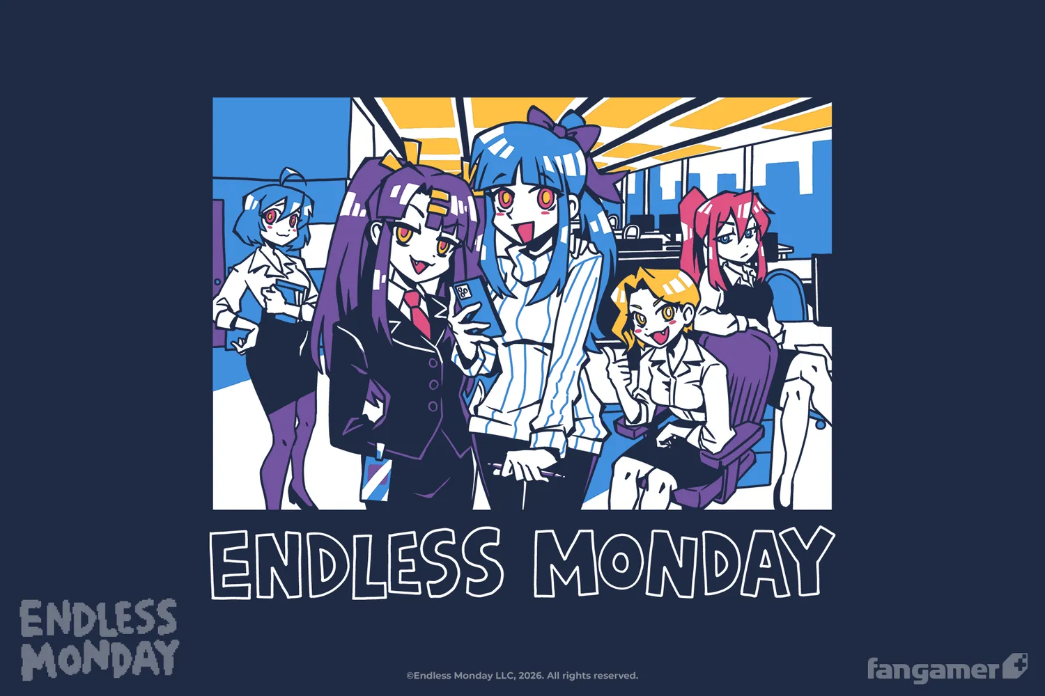 Fangamer Endless Monday We are Family T-Shirt Baumwolle