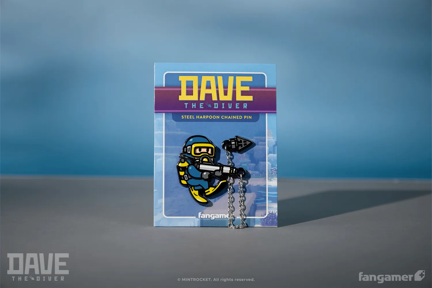 Fangamer DAVE THE DIVER Steel Harpoon Chained Pin