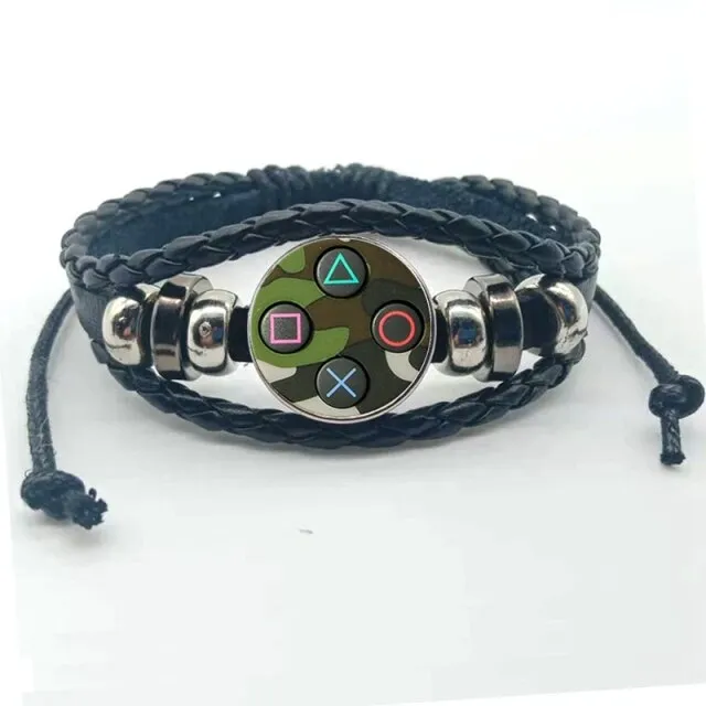 Final Boss Zocker Armband Kunstleder