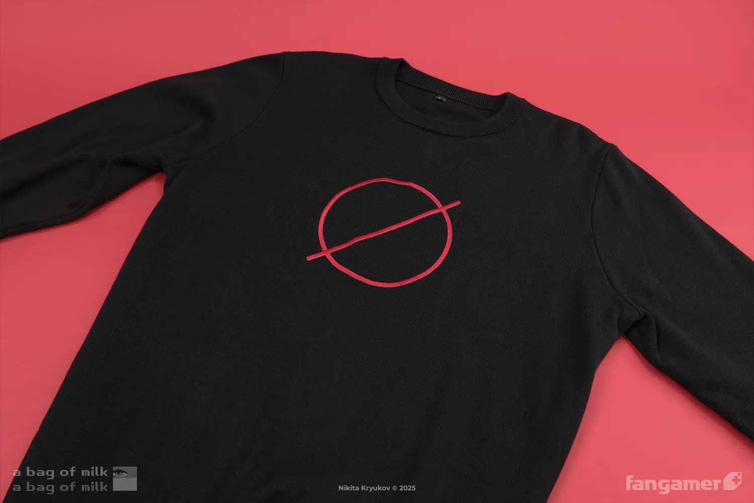 Fangamer A Bag of Milk Empty Set Pullover Baumwolle