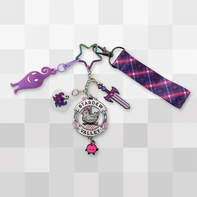 Fangamer Stardew Valley Void Farmer Schlüsselanhänger mit Charms