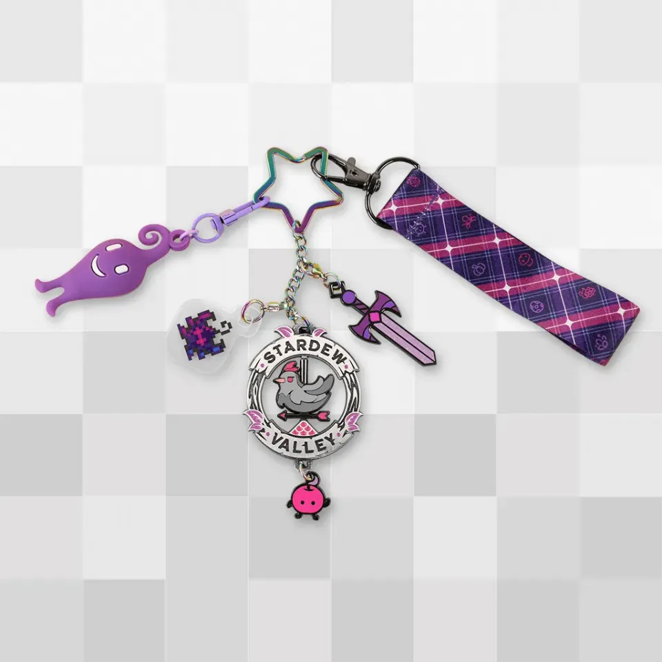 Fangamer Stardew Valley Void Farmer Schlüsselanhänger mit Charms