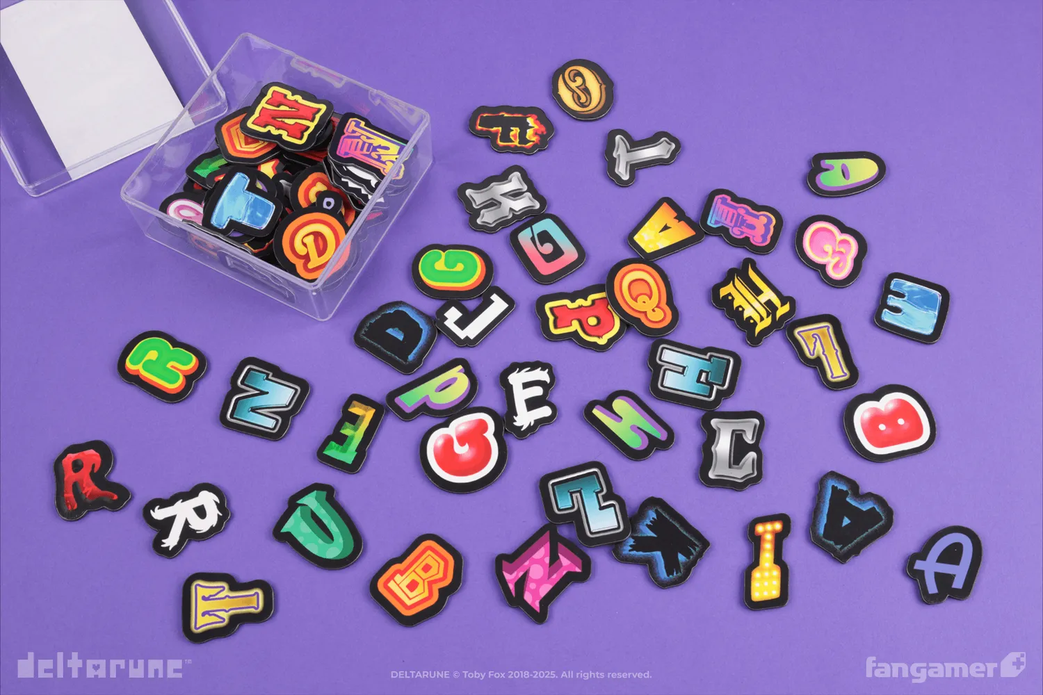Fangamer DELTARUNE Mr. Tenna's Word Art Magnet Set, 73-teilig