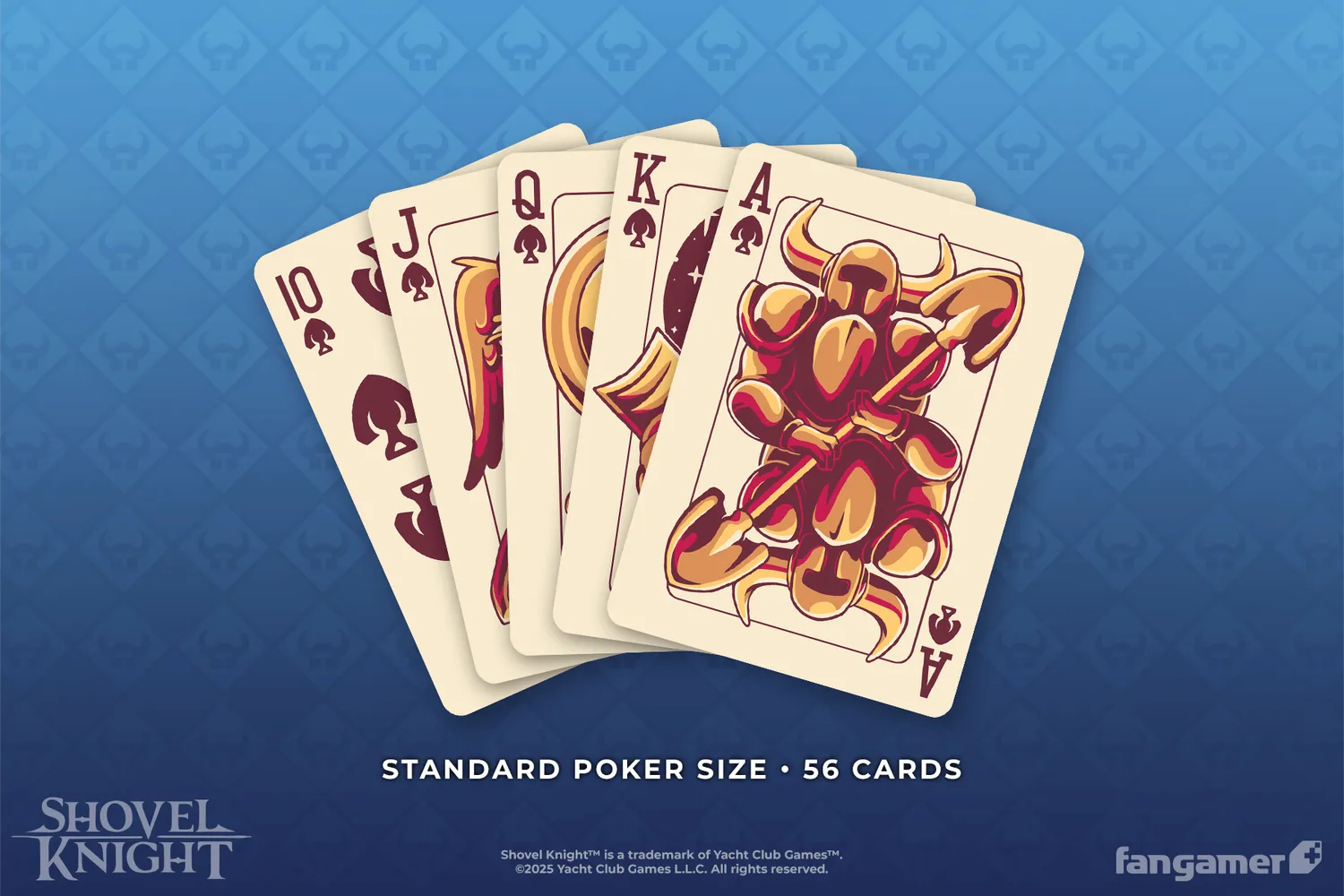 Fangamer Shovel Knight Playing Cards Gold Edition