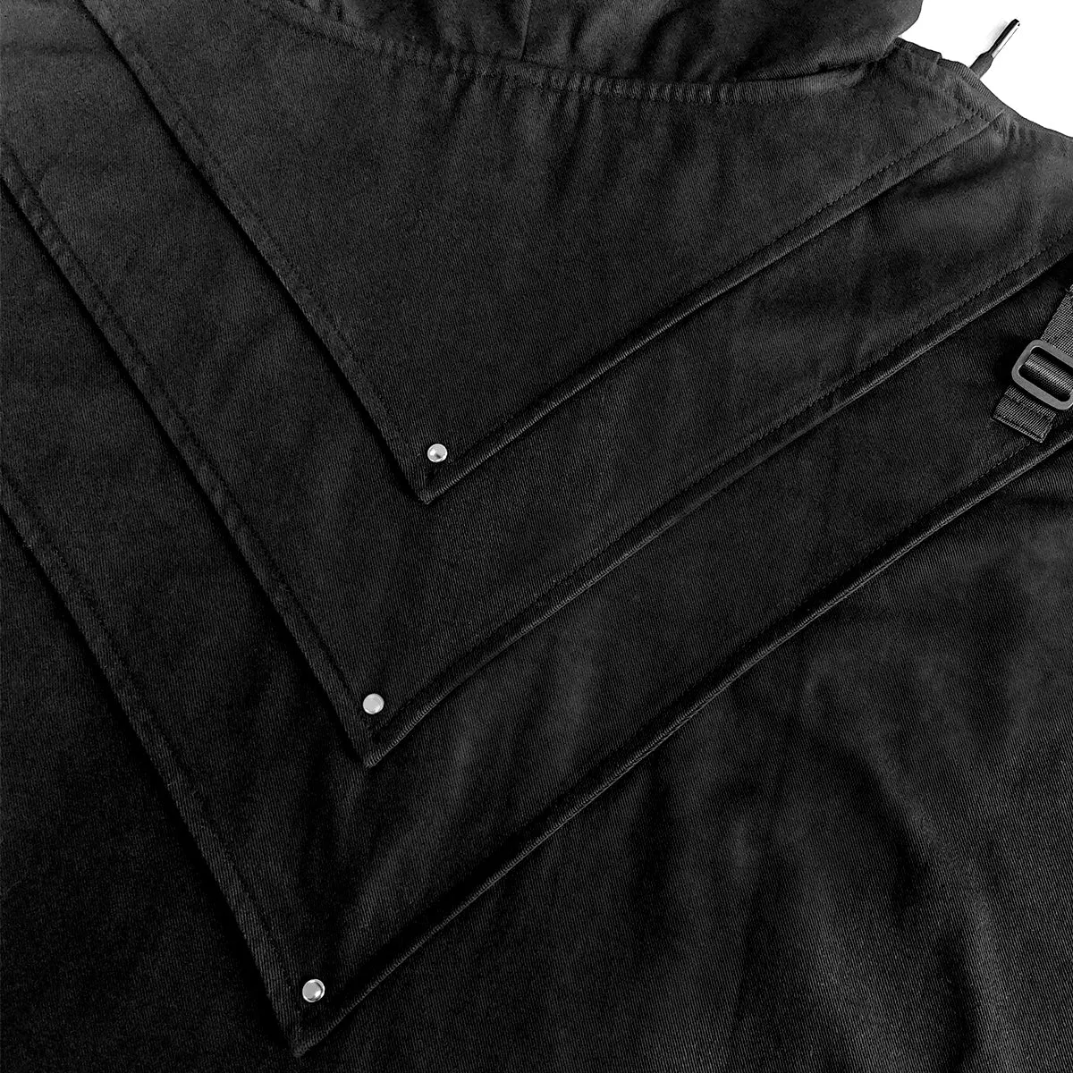 White Wolf Veil of Shadows Techwear-Cloak Twill