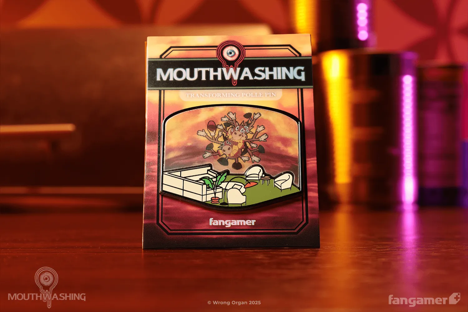Fangamer Mouthwashing Transforming Polle Pin Emaille-Anstecker
