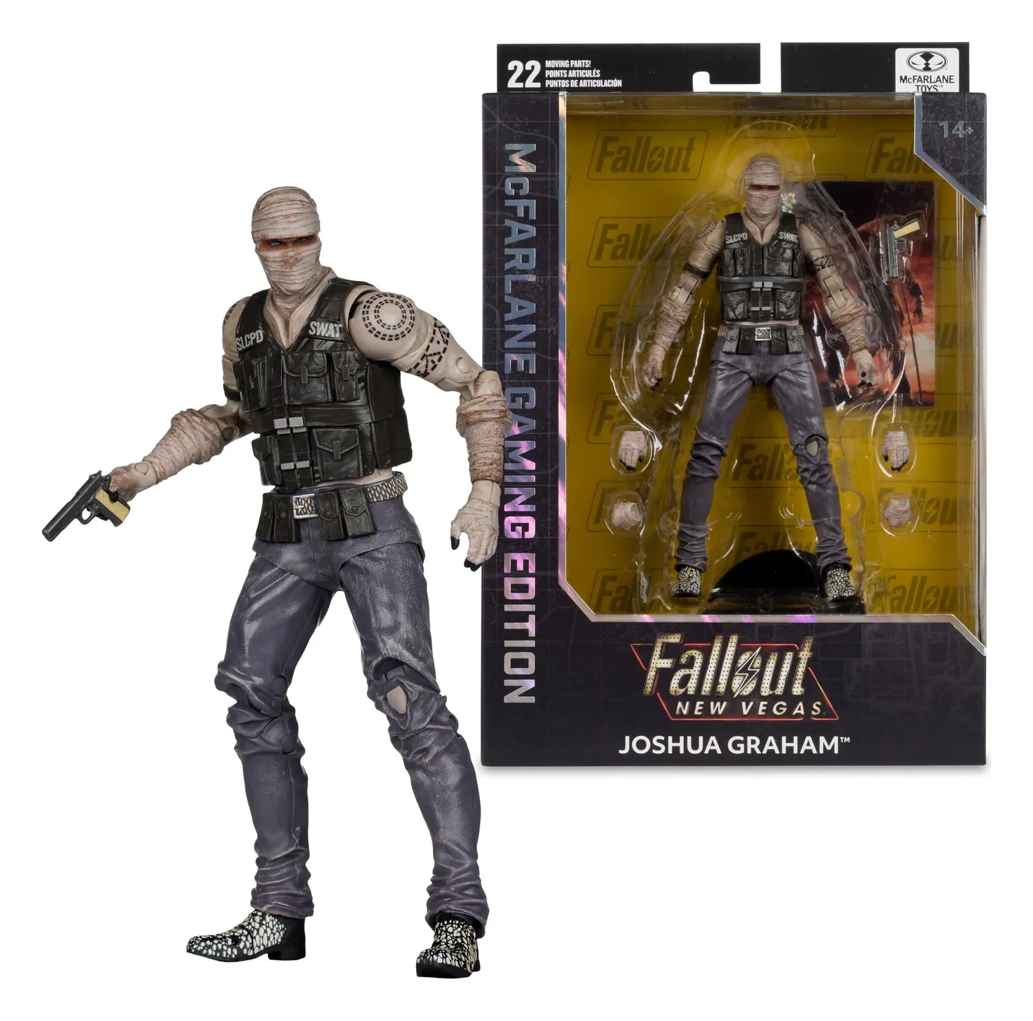 Fallout New Vegas Joshua Graham Actionfigur 17 cm