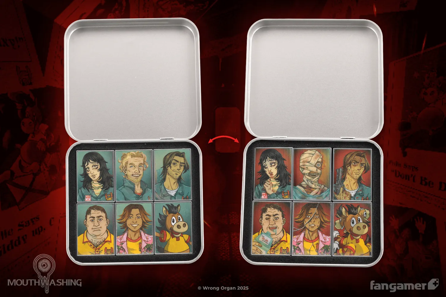 Fangamer Mouthwashing After The Crash Magnet Set 6-teilig