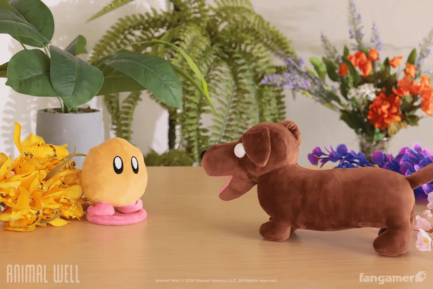 Fangamer Animal Well Wiener Dog Plüschtier 28 cm