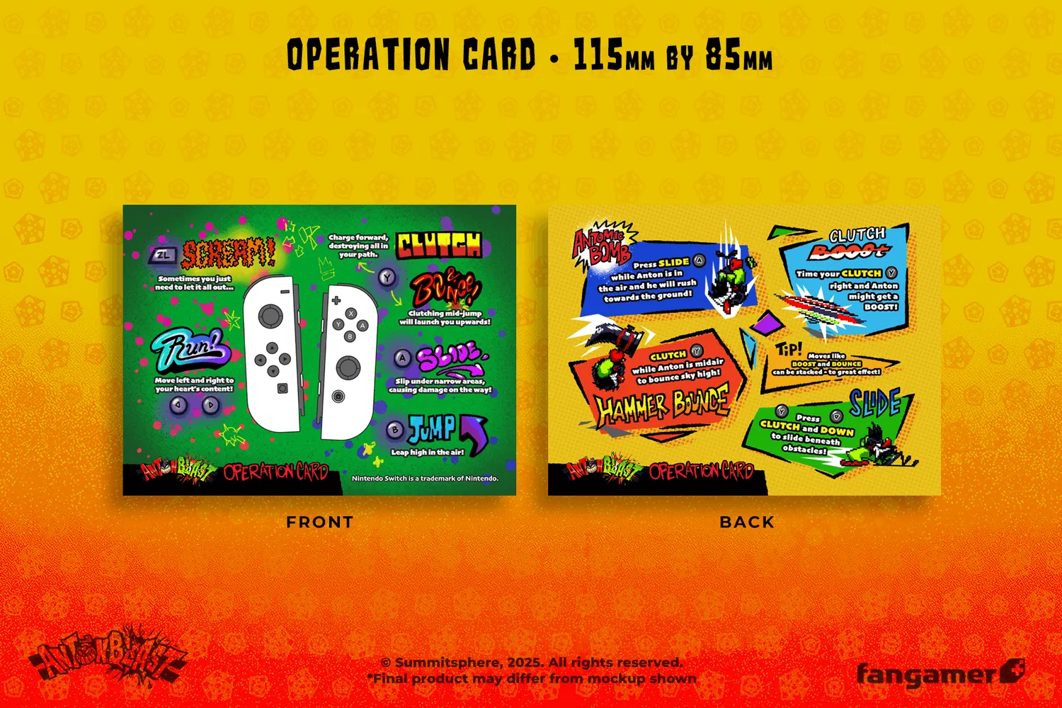Fangamer ANTONBLAST Switch Spiel physische Edition