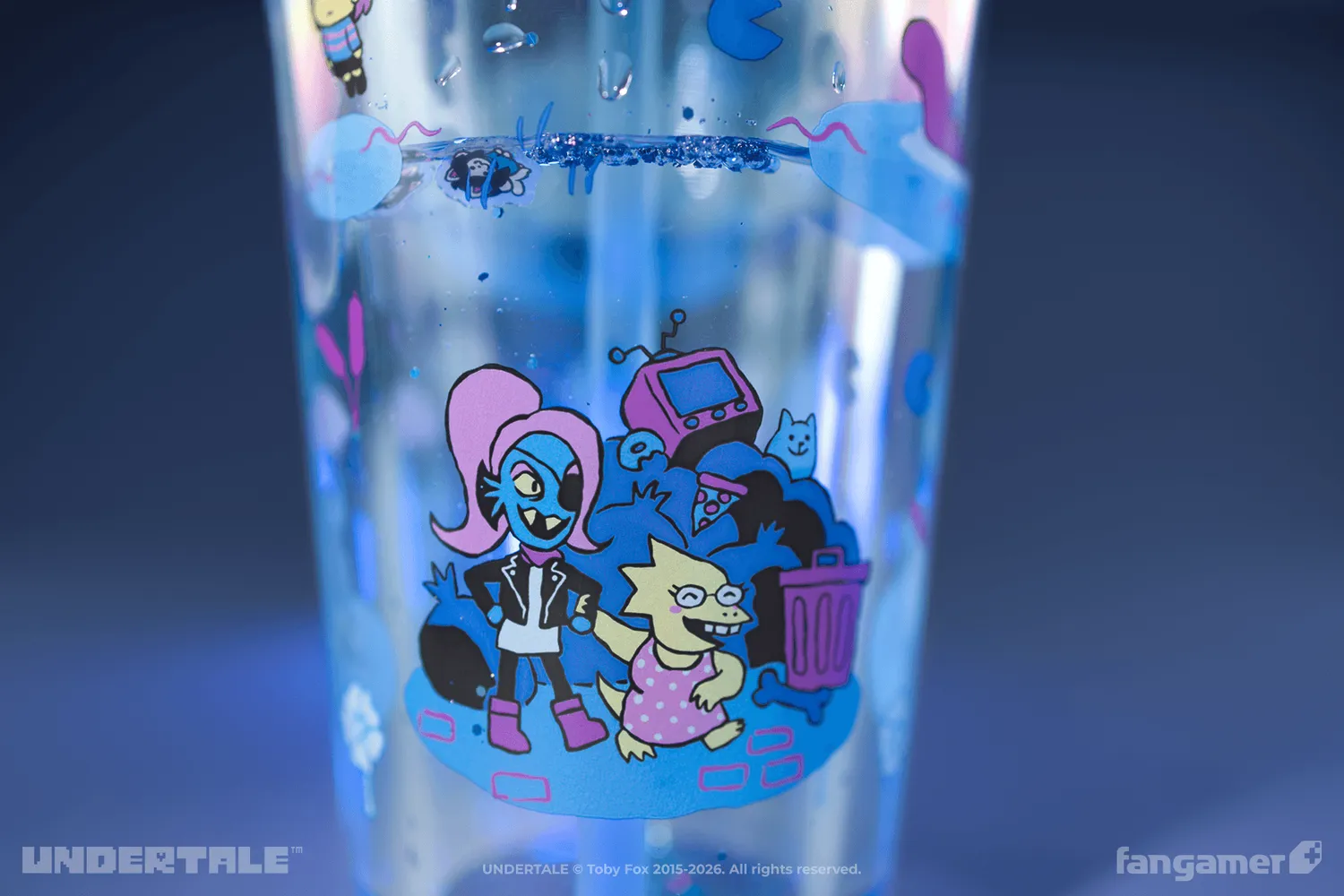 Fangamer UNDERTALE Waterfall Glitter Tumbler Trinkbecher 16 oz