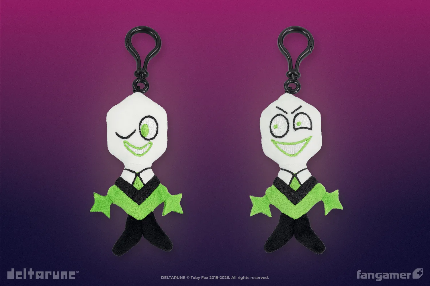 Fangamer DELTARUNE Green Pippins Plüschanhänger mit Clip