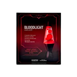 White Wolf Bloodlight Lava Lampe 36 cm rot