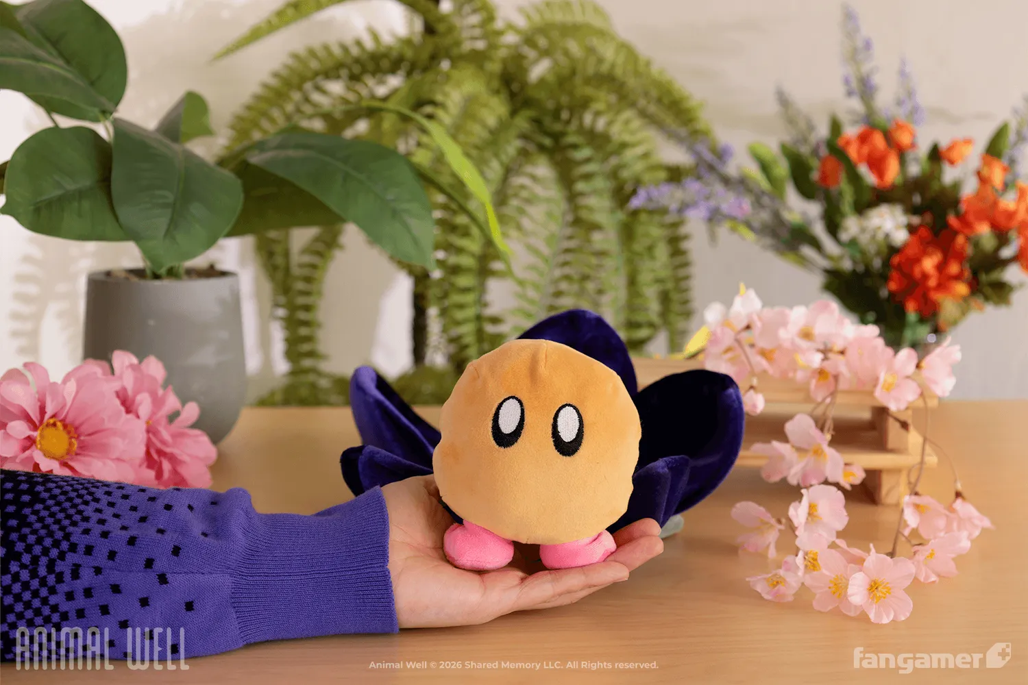 Fangamer Animal Well Player Wendeplüsch Blume 10cm