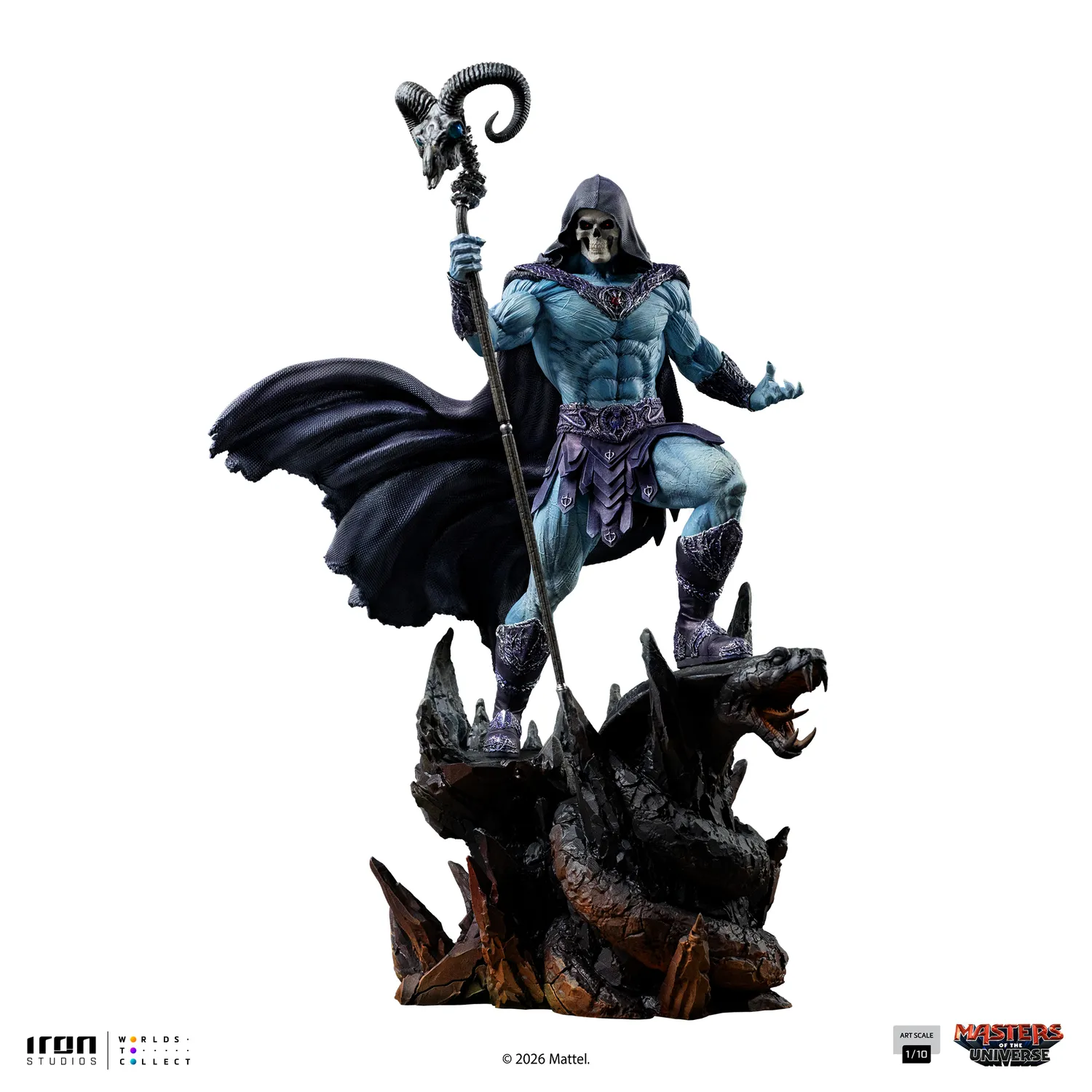 Iron Studios MOTU 2026 Skeletor Art Scale Statue 29 cm