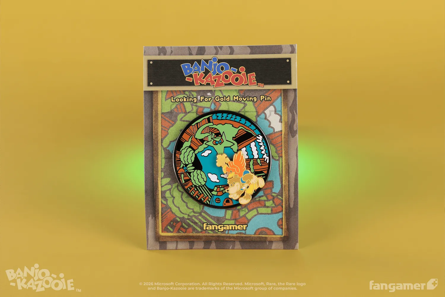 Fangamer Banjo-Kazooie Looking for Gold Pin drehbar