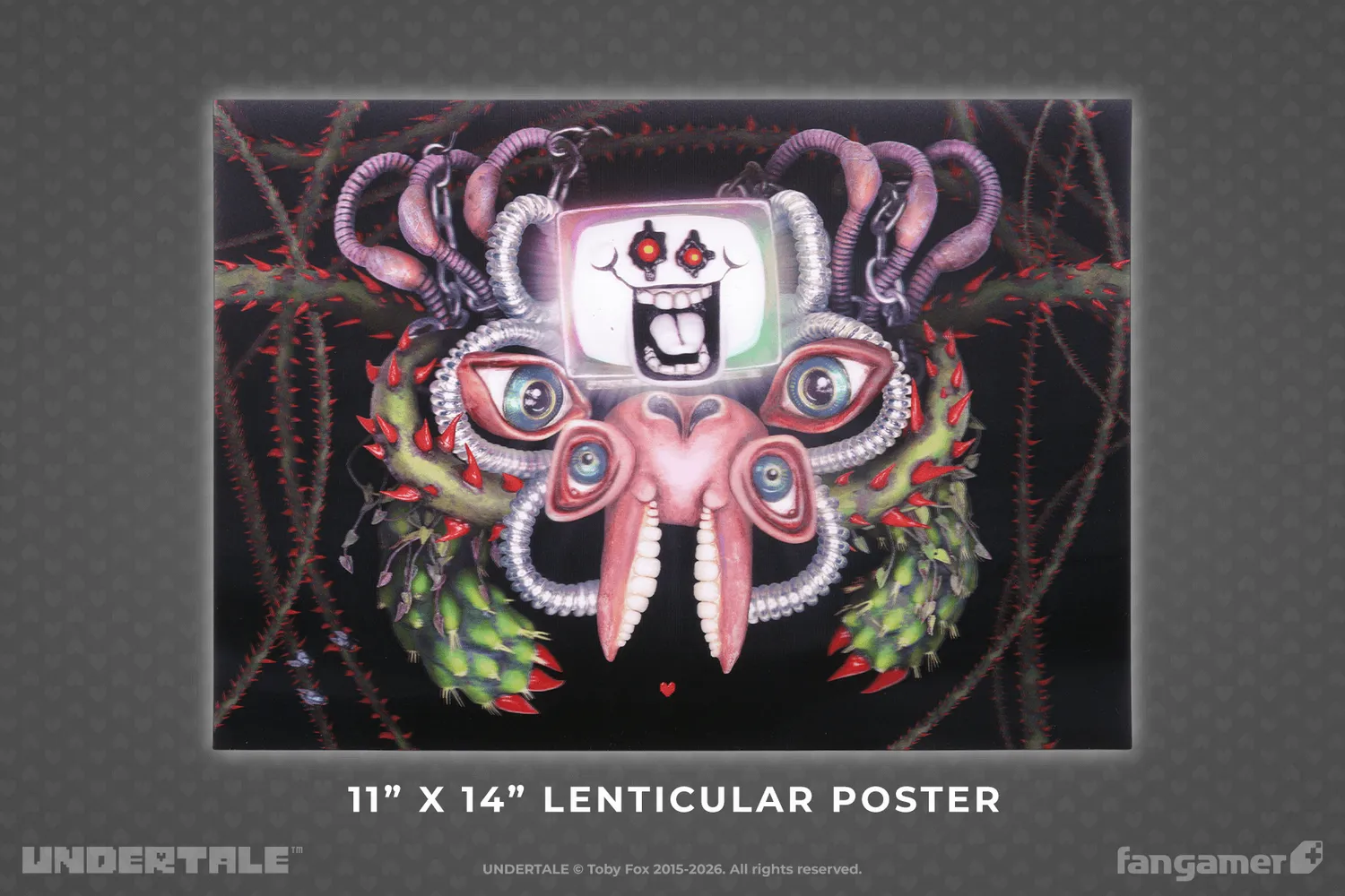 Fangamer Omega Flowey Lenticular Poster 28 × 36 cm