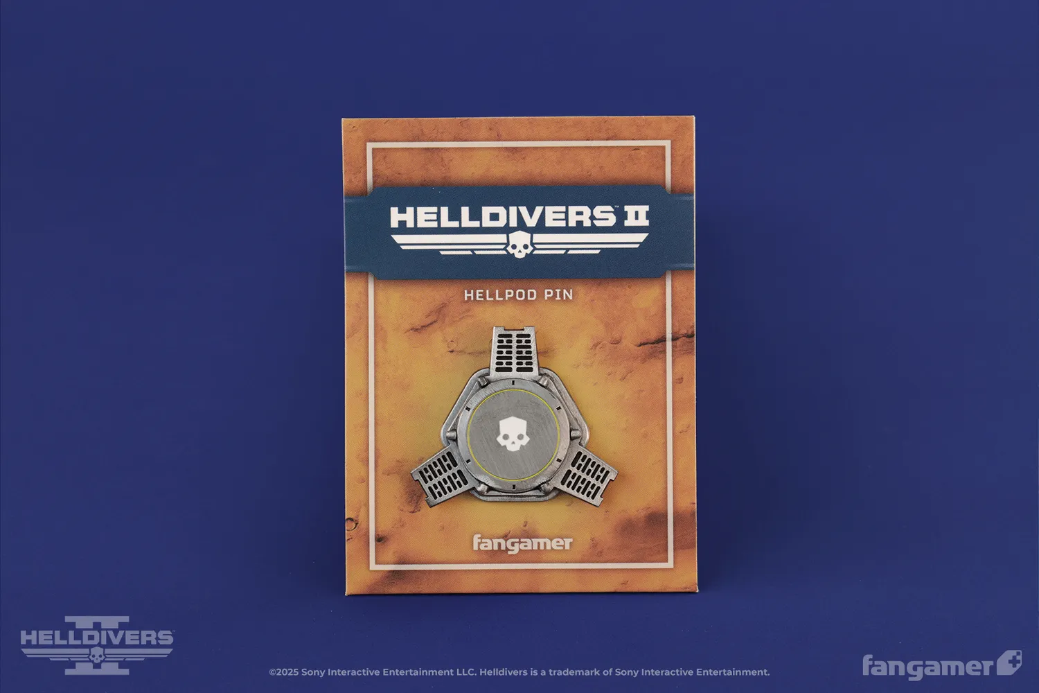 Fangamer Helldivers 2 Hellpod Pin Anstecker Antik-Metall