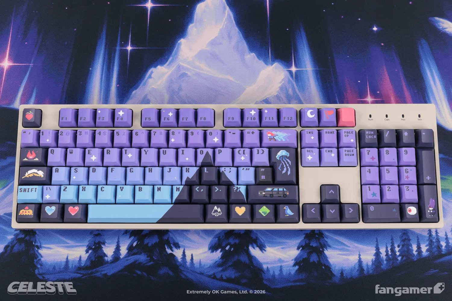 Fangamer Celeste Keycap Set Tastenkappen PBT