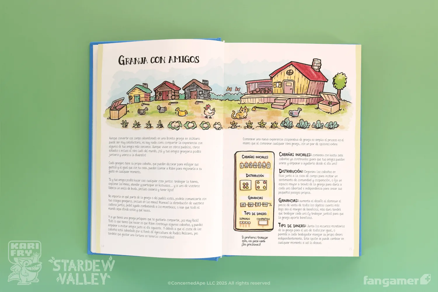 Fangamer Guía de Stardew Valley Buch Hardcover spanisch