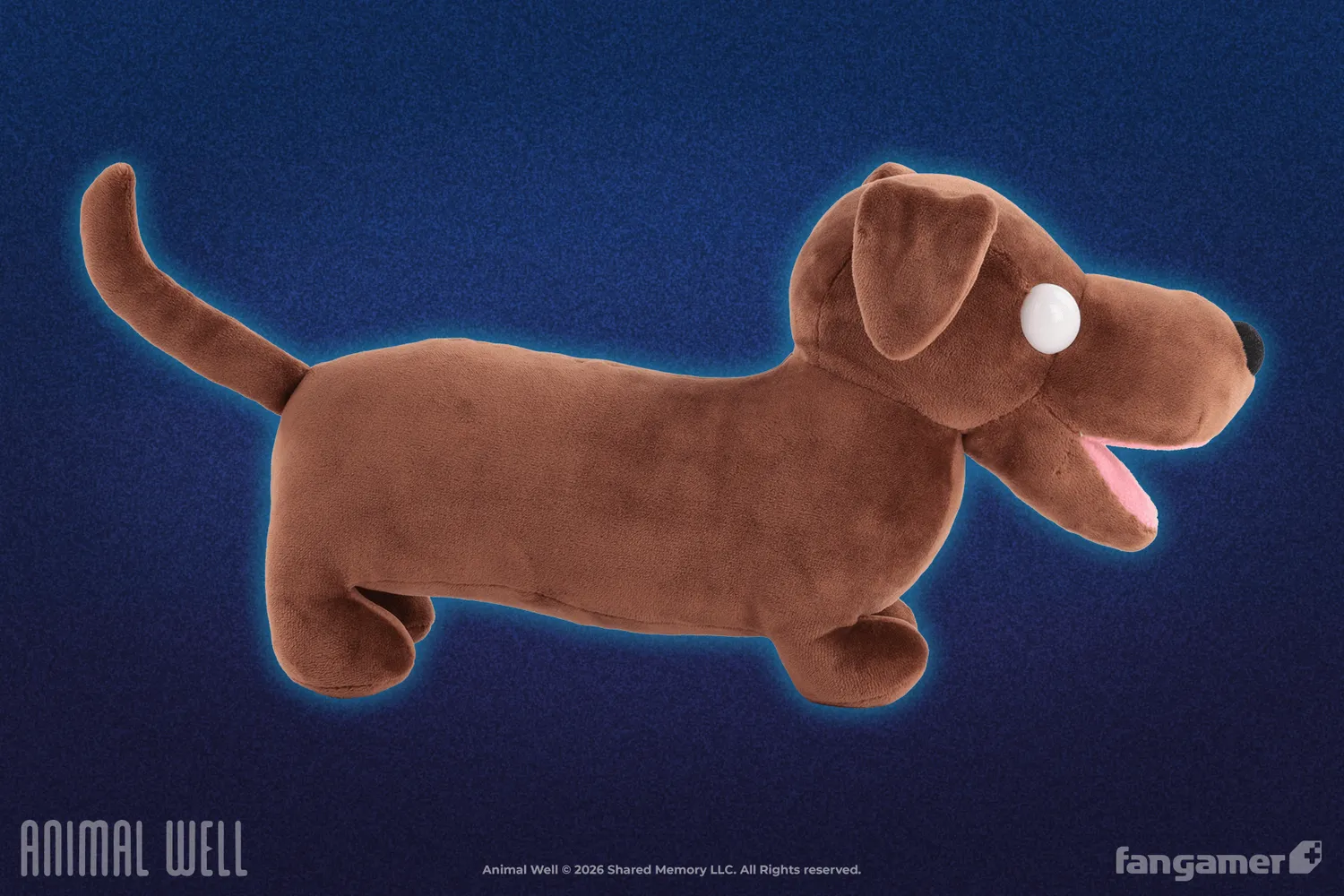 Fangamer Animal Well Wiener Dog Plüschtier 28 cm