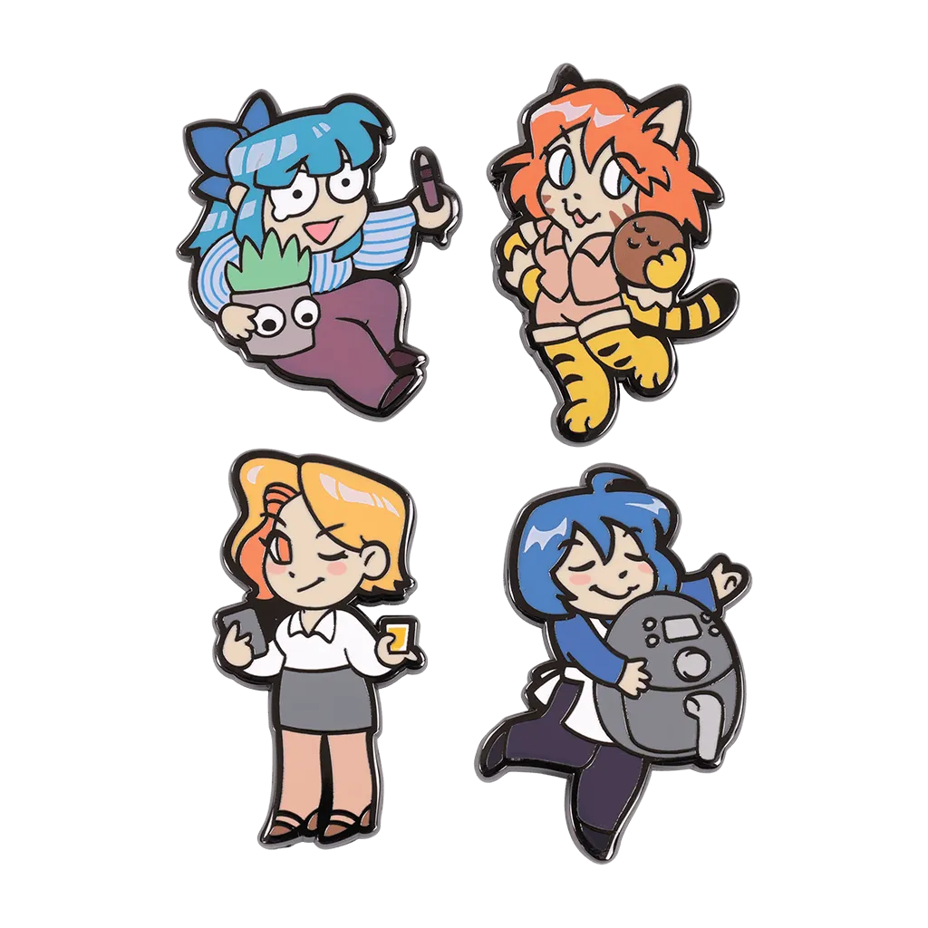 Fangamer Endless Monday: Dreams and Deadlines Character Pin Set Emaille