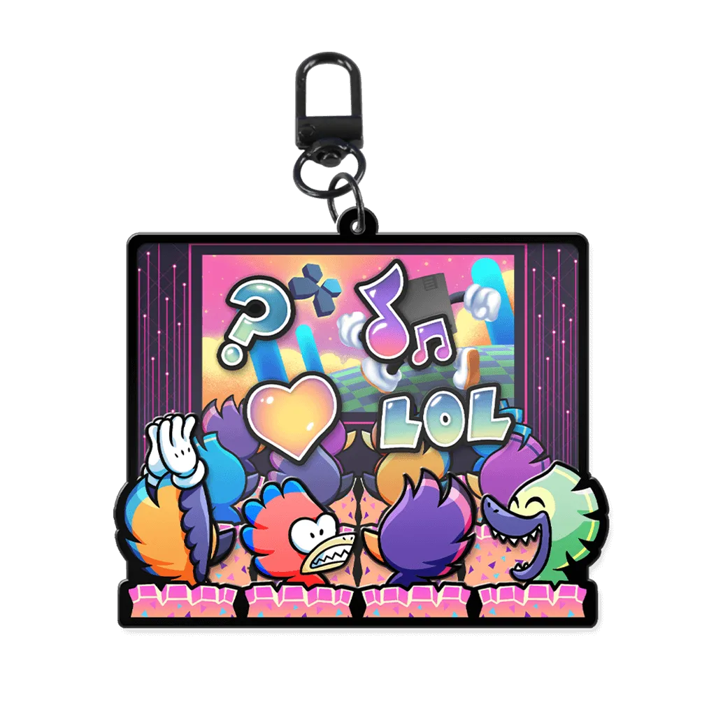 Fangamer GDQ Interactive Crowd Shaker Charm Acrylanhänger